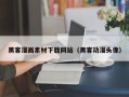 阿拉尔黑客漫画素材下载网站（黑客动漫头像）